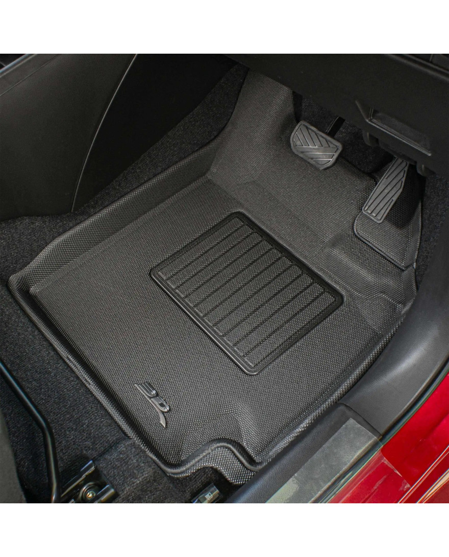 3D PHARAOH Honda City Car Floor Mats | Custom Fit, All-Weather, Non-Slip, Odorless, Eco-Friendly | 3 PCS